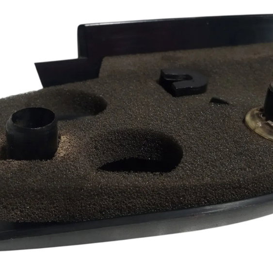 Acabamento Interno Retrovisor Direito Vw Gol G5 2009 Preto