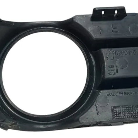 Moldura Farol Milha Esquerdo Renault Megane 2008 Preto Esquerdo