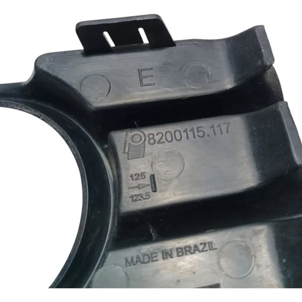 Moldura Farol Milha Esquerdo Renault Megane 2008 Preto Esquerdo