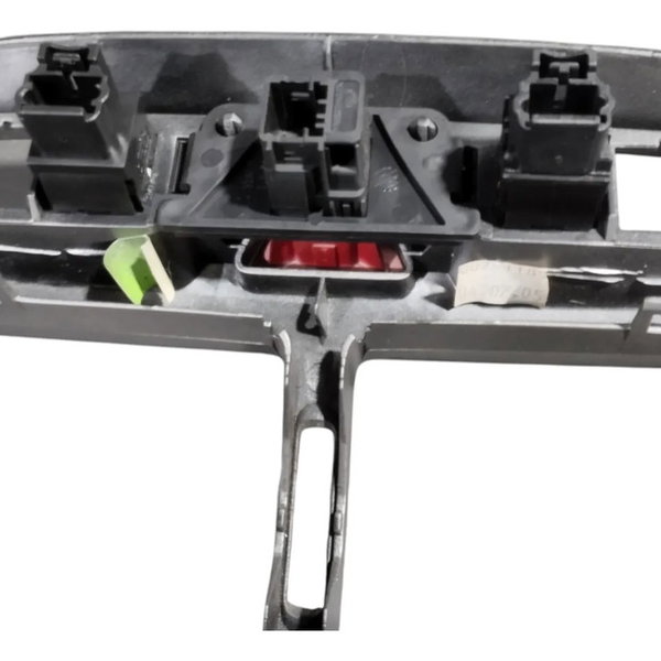 Moldura Central Painel Com Rádio Mp3 Peugeot 307 Prateado