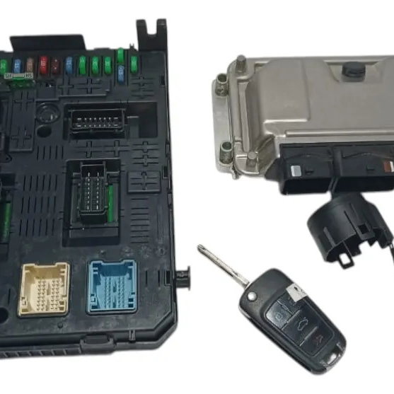 Módulo Injeção Peugeot 307 1.6 2010 9666186680 Me7.4.9 Kit