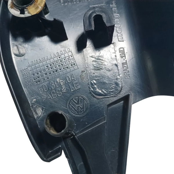 Acabamento Retrovisor Manual Esquerdo Vw Gol G5 Preto