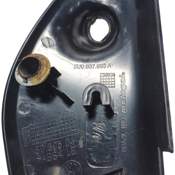 Acabamento Retrovisor Manual Esquerdo Vw Gol G5 Preto