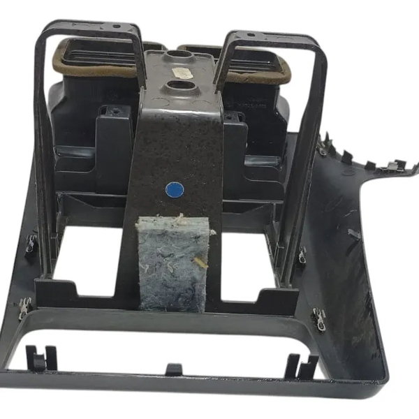Moldura Central Painel Difusor Botão Alerta Vw Spacefox 2010 Preto