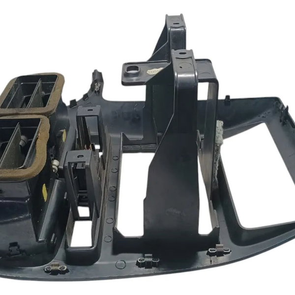 Moldura Central Painel Difusor Botão Alerta Vw Spacefox 2010 Preto