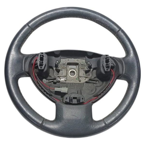 Volante Direção Renault Sandero 2012 Com Detalhes Preto