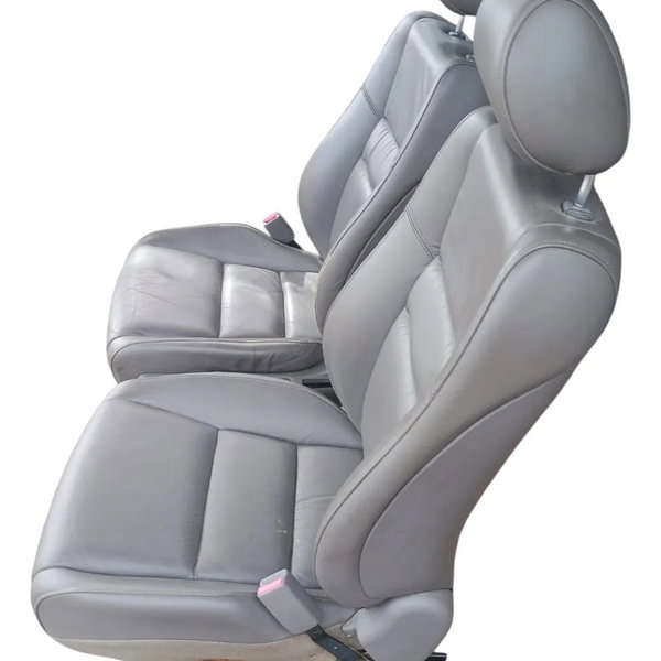 Jogo De Banco Couro Honda Civic 2008 Cinza