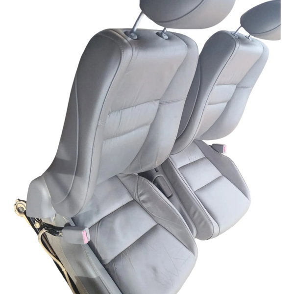 Jogo De Banco Couro Honda Civic 2008 Cinza