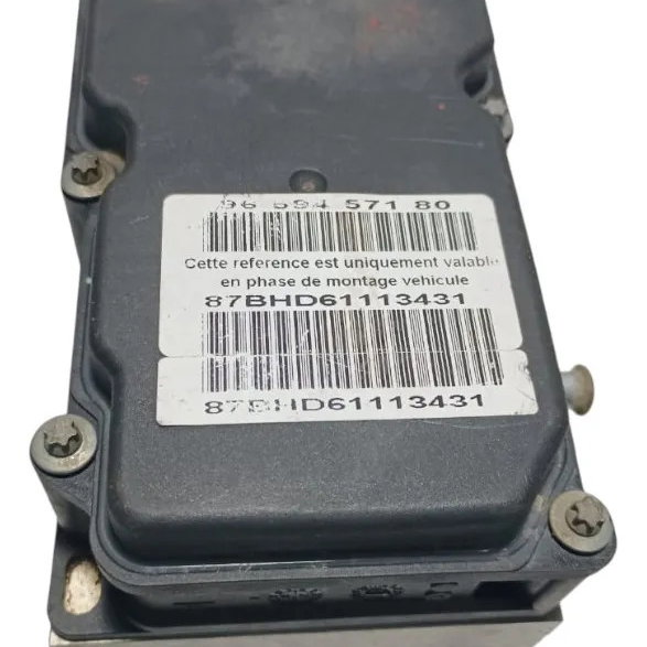 Módulo Abs Freio Peugeot Citroen C4 307 2.0 2005 À 2010 Prata/preto