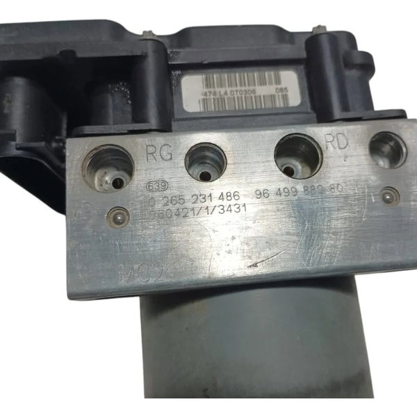 Módulo Abs Freio Peugeot Citroen C4 307 2.0 2005 À 2010 Prata/preto