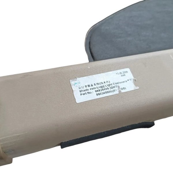 Tampão Bagagito Retrátil Gm Captiva 2009 Bege Escuro