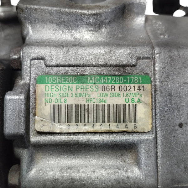 Compressor Ar  Dodge Journey 3.6 V6 2012/2015 Original