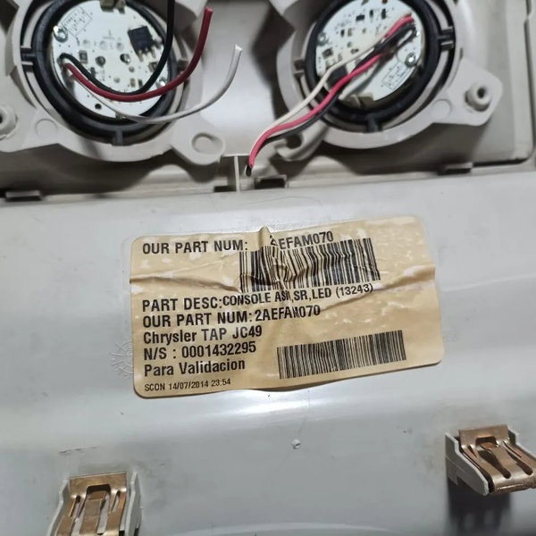 Luz De Teto Dodge Journey 2014