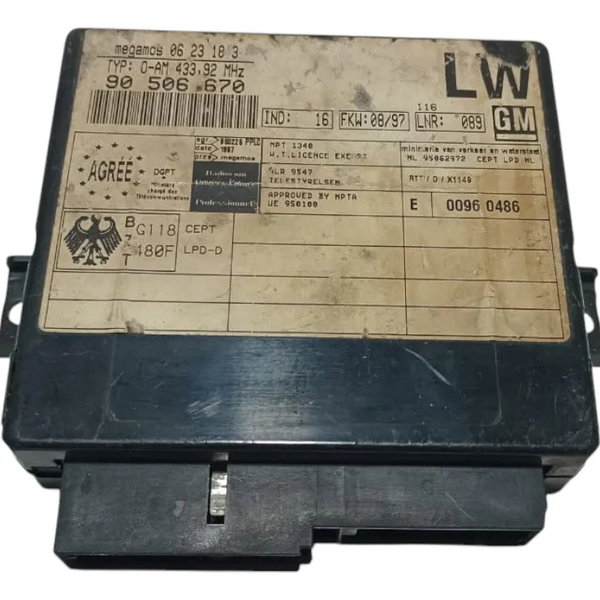Módulo Conforto Gm Vectra Lw 90506670