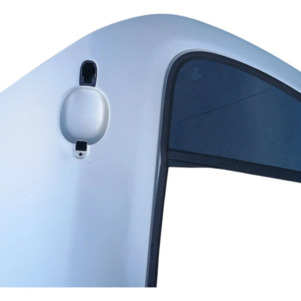 Porta Traseira Lado Direito Vw Fox 2009 Traseira Direito Prateado
