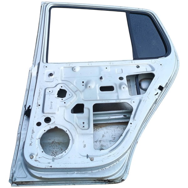 Porta Traseira Lado Direito Vw Fox 2009 Traseira Direito Prateado