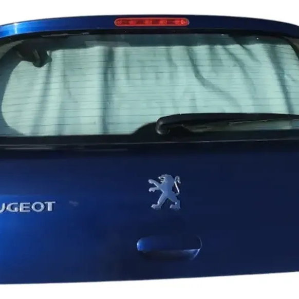 Tampa Traseira Peugeot 307 Hatch 2002  2012 Azul