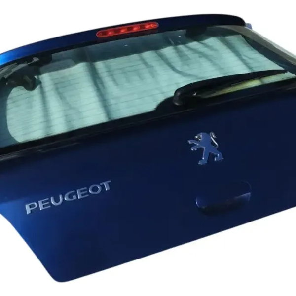 Tampa Traseira Peugeot 307 Hatch 2002  2012 Azul