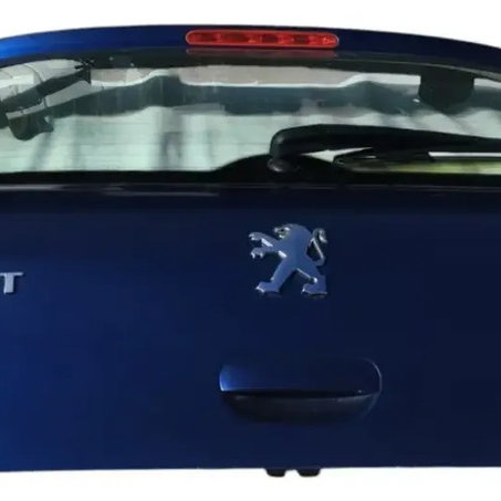 Tampa Traseira Peugeot 307 Hatch 2002  2012 Azul