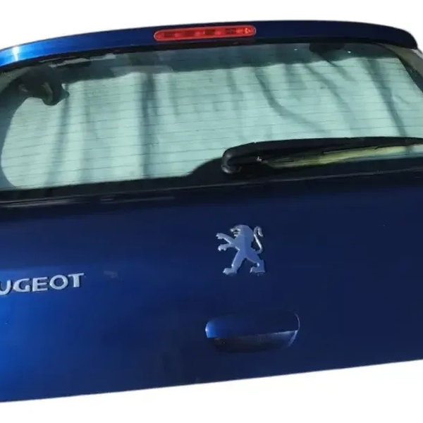 Tampa Traseira Peugeot 307 Hatch 2002  2012 Azul