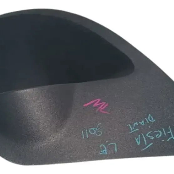 Moldura Farol Milha Esquerdo Ford Fiesta 2011 Preto Esquerdo