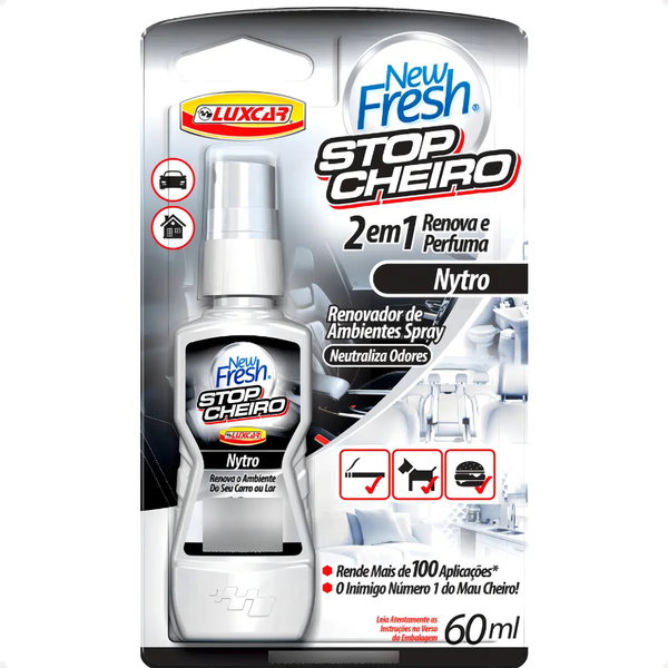 Odorizante Spray Luxcar Stop Cheiro Para Carro 60 Ml