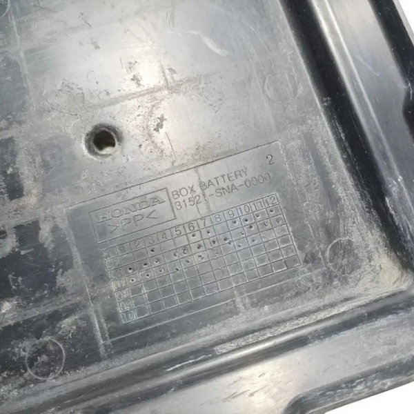 Moldura Suporte Caixa Bateria Honda Civic 2008 Preto