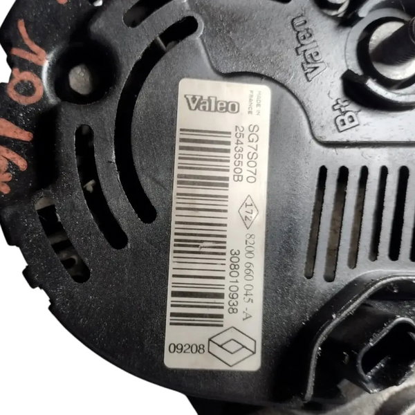 Alternador Renault Logan/sandero 1.0 16v 2007