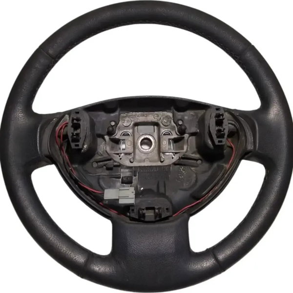 Volante Direção Renault Logan Clio Sandero 2012 Preto
