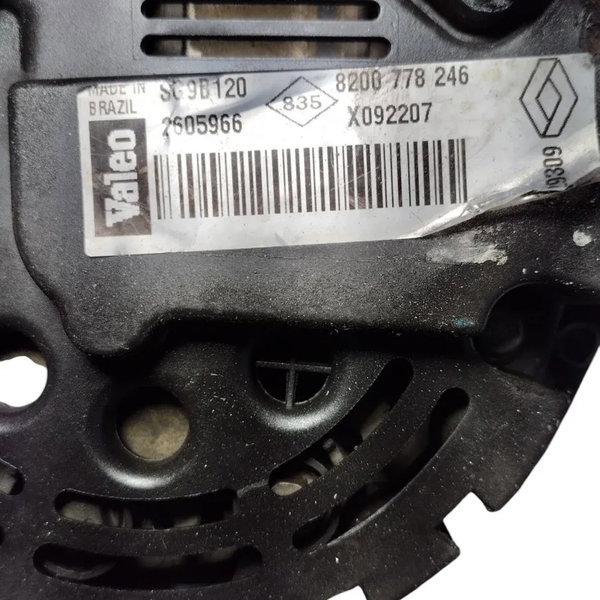 Alternador Renault Logan/sandero 1.0 16v 2008