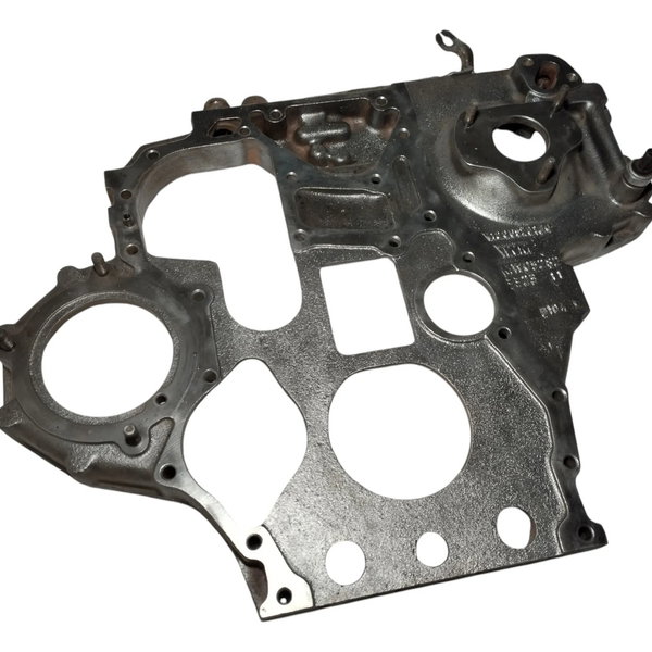 Carcaça Distribuição Motor Mwm X10 Vw 13180 15180 17180 Orig Prateado