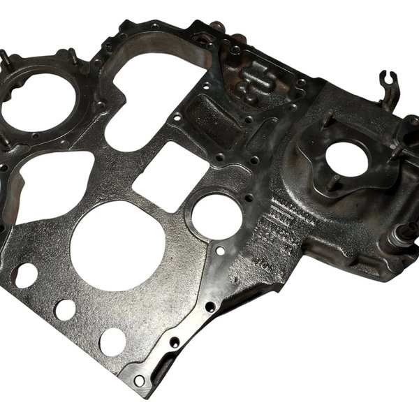 Carcaça Distribuição Motor Mwm X10 Vw 13180 15180 17180 Orig Prateado