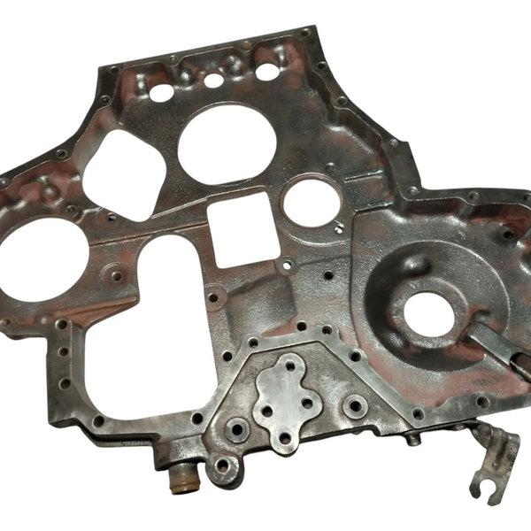 Carcaça Distribuição Motor Mwm X10 Vw 13180 15180 17180 Orig Prateado