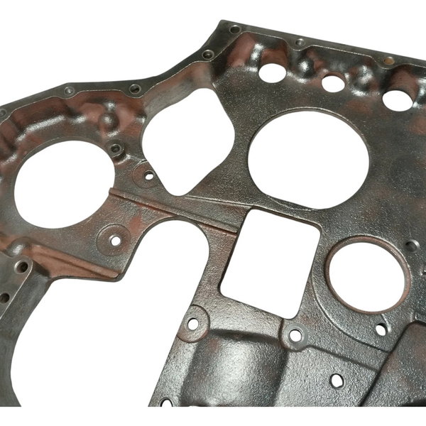 Carcaça Distribuição Motor Mwm X10 Vw 13180 15180 17180 Orig Prateado
