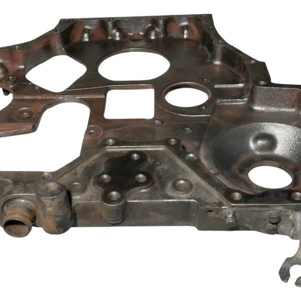 Carcaça Distribuição Motor Mwm X10 Vw 13180 15180 17180 Orig Prateado