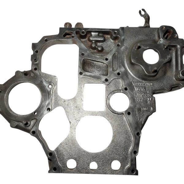 Carcaça Distribuição Motor Mwm X10 Vw 13180 15180 17180 Orig Prateado