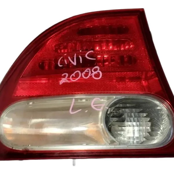 Lanterna Traseira Esquerda Civic 2007 2011 Para Recuperar Esquerdo/motorista Vermelho