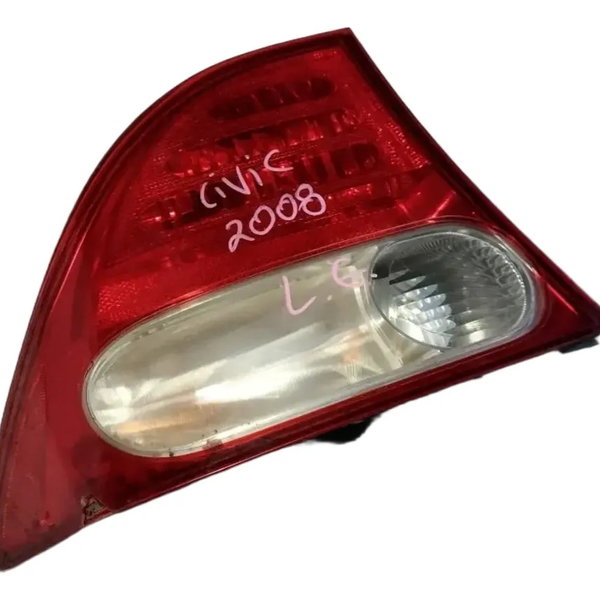 Lanterna Traseira Esquerda Civic 2007 2011 Para Recuperar Esquerdo/motorista Vermelho