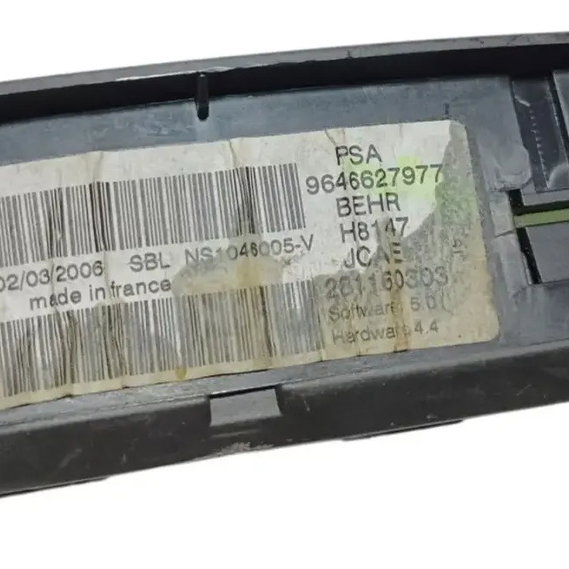 Comando Ar Condicionado Digital Peugeot 307 C4 2006 A 2014