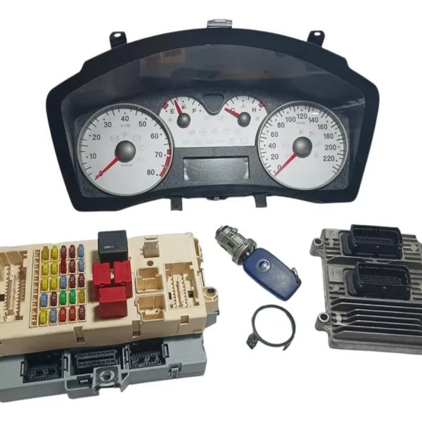 Módulo Injeção Fiat Stilo 1.8 Flex 2008 55204921 Kit