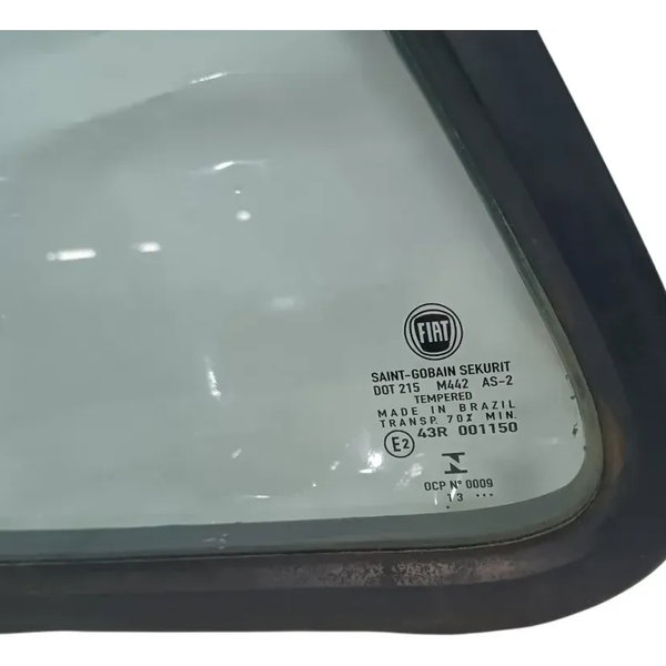 Vidro Fixo Lateral Traseiro Esquerdo Fiat Uno 2002 A 2012