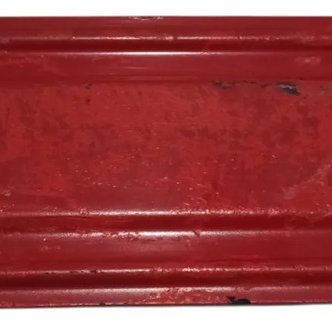 Placa De Proteção Da Tampa Traseira Ford Courier 2001 À 2005 Vermelho