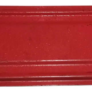 Placa De Proteção Da Tampa Traseira Ford Courier 2001 À 2005 Vermelho