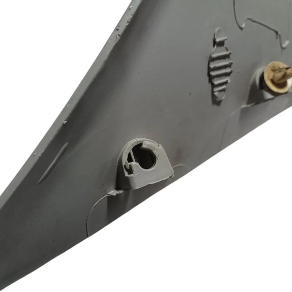 Acabamento Porta Malas Suporte Bagagito Direito Vw Gol G5 Cinza
