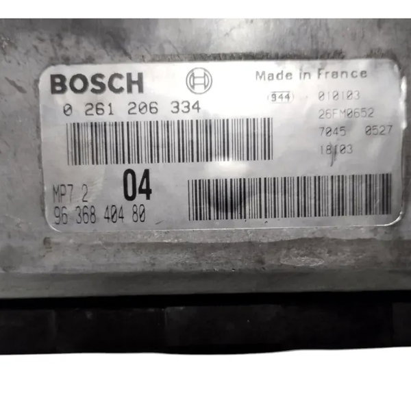 Módulo Injeção Peugeot Citroen 206 1.6 0261206334