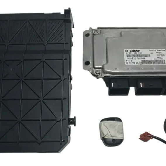 Módulo Injeção Peugeot 207 1.4 Flex Me74.9 Kit