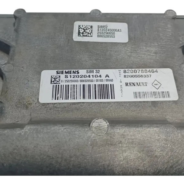 Módulo Injeção Renault Clio 1.0 16v Flex 2007 S120204104 Kit