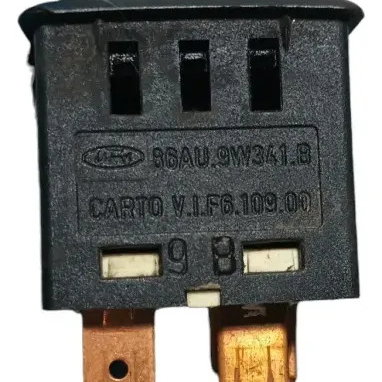 Botão Partida Frio Ford Escort 86/96 86au9w341b Preto