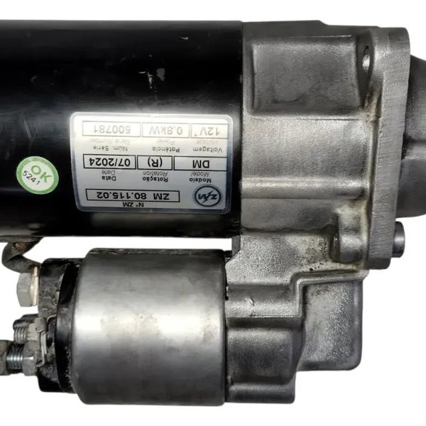 Motor Partida Arranque Palio Uno Fiorin Strada 1.0 Fiasa