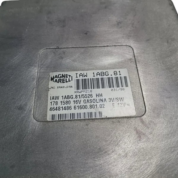 Módulo De Injeção Fiat Palio 1.6 16v Gasolina Iaw1agb81